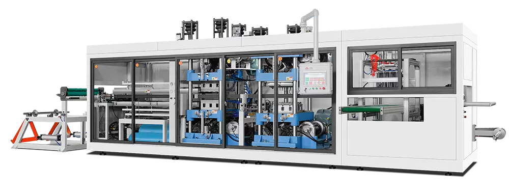 Máy ép nhiệt khay đựng trái cây bằng nhựa Máy ép nhiệt khay đựng trái cây bằng nhựa